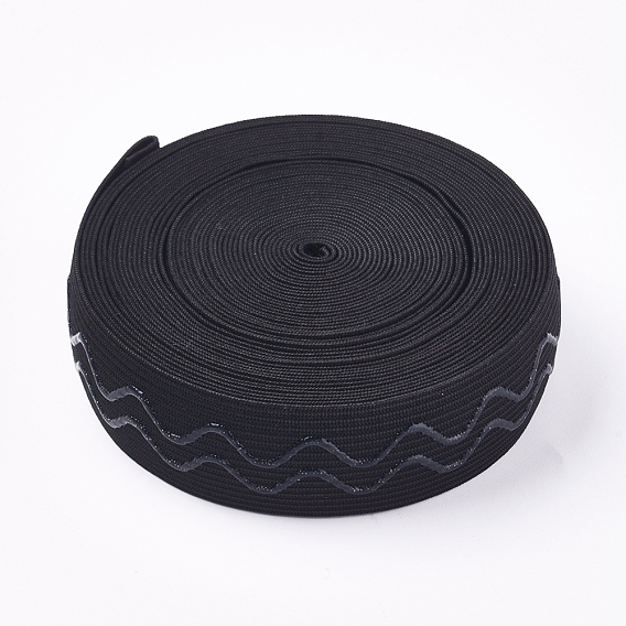 Нескользящая силиконовая эластичная лента из полиэстера, для швейного проекта