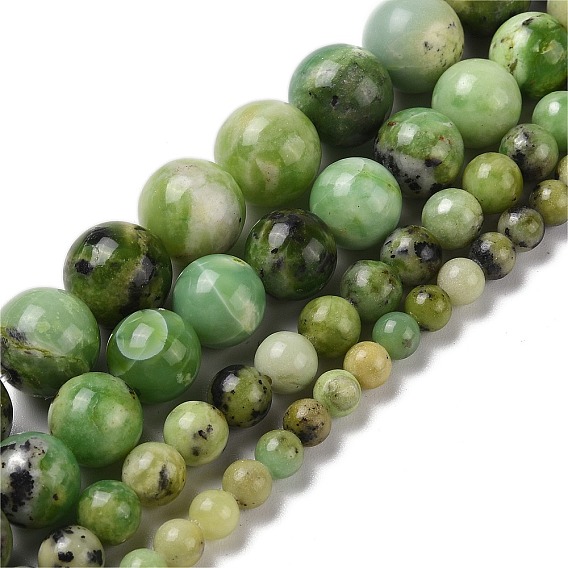 Природные серпантину шарик нити, круглые