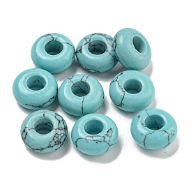 Synthetic Turquoise Beads, Rondelle