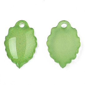 Plastic Pendants, Leaf