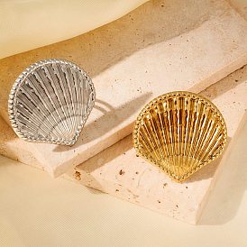 Регулируемые 304 манжеты из нержавеющей стали для женщин, формы раковины