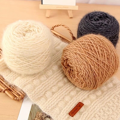 Пряжа мохер, для ткачества, вязание крючком