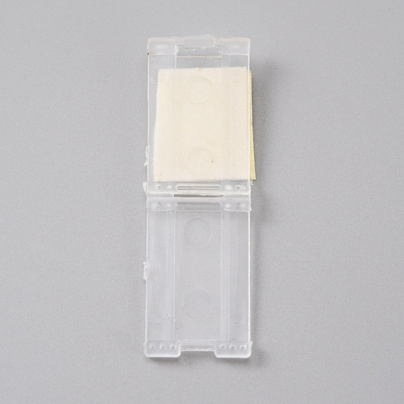 Plastic Cable Management Clips, Self Adhesive Cable Wire Clips, for Printer Ethernet Cable Under Desk Wall Home Office, Rectangle