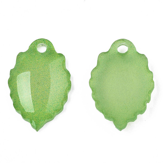 Plastic Pendants, Leaf