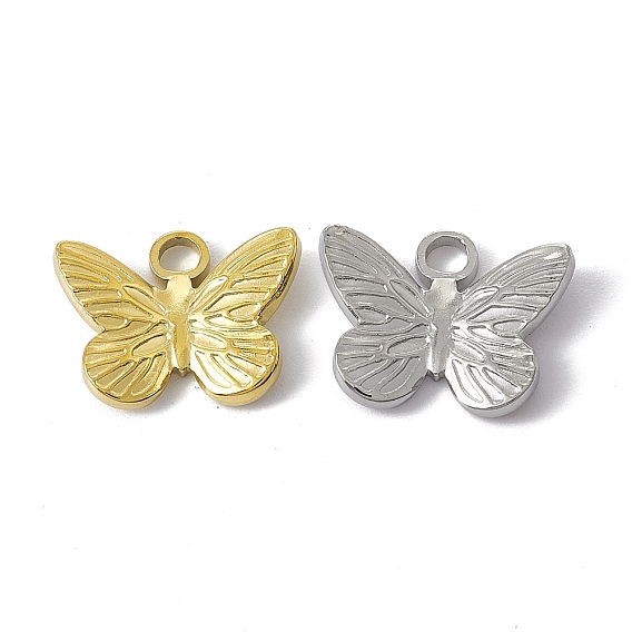 304 подвески из нержавеющей стали, очарование бабочки