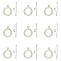 Brass Toggle Clasp, Nickel Free, Round Ring
