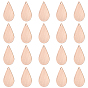 Brass Pendants, Stamping Blank Tag, Teardrop
