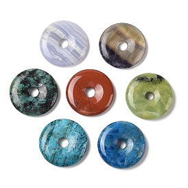 Природных драгоценных камней подвески, подвески в виде пончиков/пи-дисков