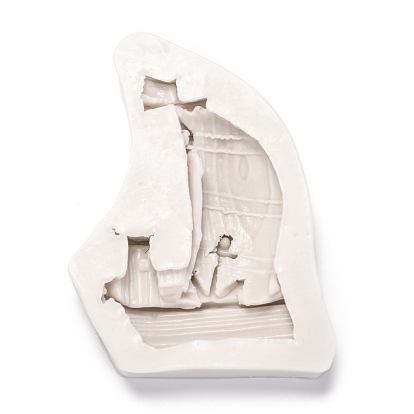 Moules en silicone de qualité alimentaire pour bateau à voile, moules de résine, pour la résine UV, fabrication de bijoux en résine époxy