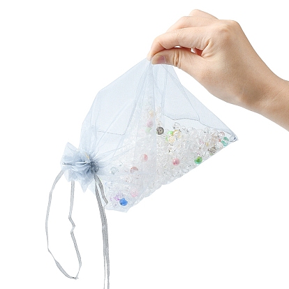 Organza Bags Jewellery Storage Pouches, Wedding Favour Party Mesh Drawstring Gift Bags