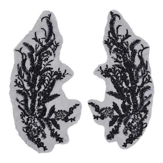 3D Computerized Embroidery Polyester Iron on/Sew on Patches, Costume Accessories, Flower