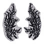 3D Computerized Embroidery Polyester Iron on/Sew on Patches, Costume Accessories, Flower