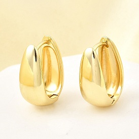 U-образные латунные серьги-кольца, без свинца и без кадмия, долговечный, стойки покрытие