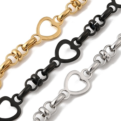 304 ссылка цепи из нержавеющей стали сердце, несварные, с катушкой