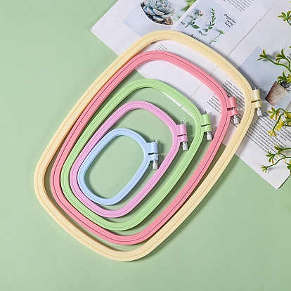 Пластиковые пяльцы для вышивания, вышивка крестиком обручи, для поделок кулон вышивка рамка ремесло украшения