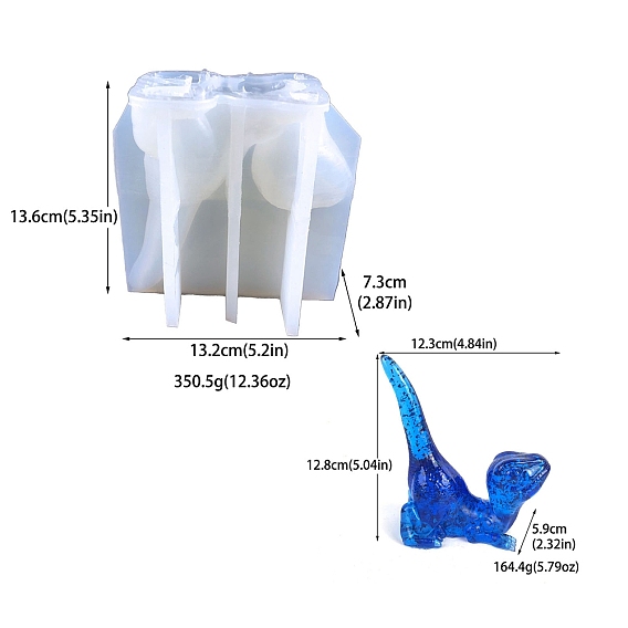 Силиконовые формы для держателей в форме дракона своими руками, изготовление украшений, формы для литья смолы, для уф-смолы, изготовление ювелирных изделий из эпоксидной смолы