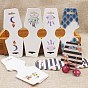 Cardboard Fold Over Paper Display Hanging Cards, Used For Necklace, Earrings and Pendants Accessory Display