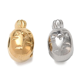 304 Stainless Steel Beads, Carrot