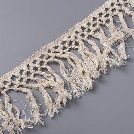 Cotton Lace Trims, with Tassel