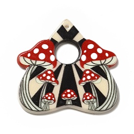 Печатные акриловые подвески, шарма сердца