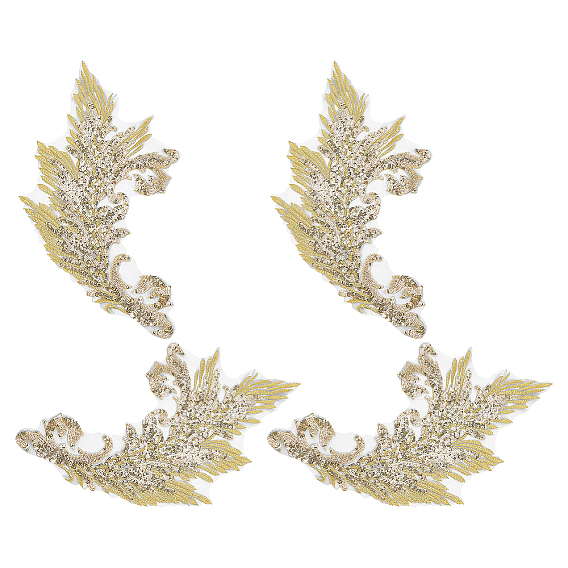 Шелковая вышивка пайетками с использованием золотых и серебряных нитей, цветок