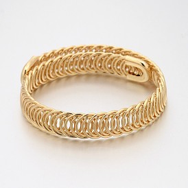 Bracelets extensibles de fer creuse, 8-1/4 pouces x 3/8 pouces x 1/8 pouces (210x10x3 mm)