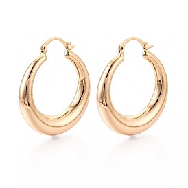 Латунные серьги обруча, без никеля 