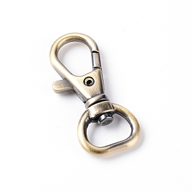 Alloy Swivel Lobster Claw Clasps, Swivel Snap Hook