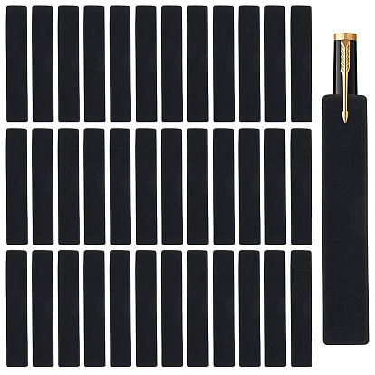 50шт. прямоугольный бархатный пенал для одной ручки