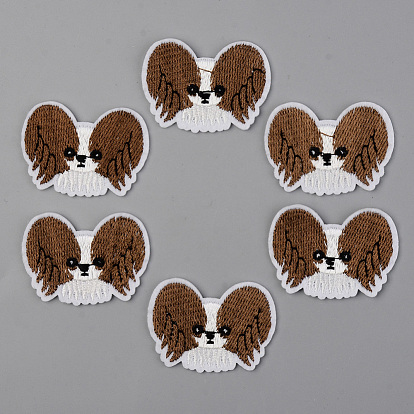 Computerized Embroidery Cloth Iron on/Sew on Patches, Appliques, Costume Accessories, Dog