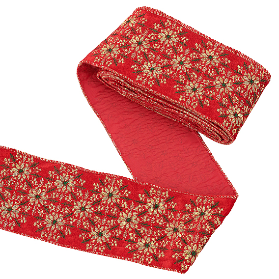 5 ярдов цветочной полиэстеровой ленты, для аксессуаров для одежды, украшение подарка