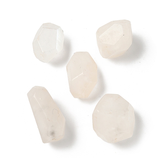 Бусины из натурального радужного лунного камня, самородки, граненые