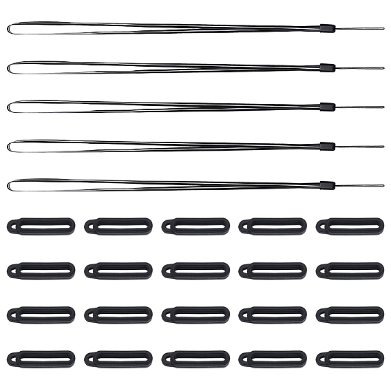 Набор для самостоятельного изготовления электронного стилуса и зажигалки с подвеской-ожерельем, защищающим от потери, включая резиновые ремешки, силиконовый кулон