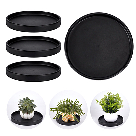 4 шт. фарфоровые подносы для ювелирных изделий: сережек, колец, браслетов, декоративный поднос для рабочего стола, плоско-круглые