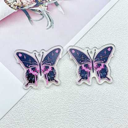 Acrylic Pendants, Butterfly Charm