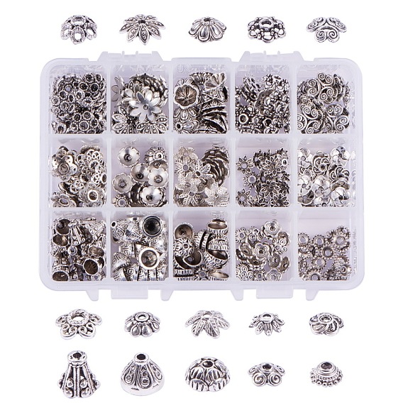 Tibetan Style Zinc Alloy Bead Cones