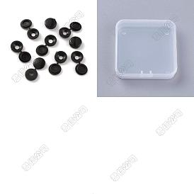 Plastic Furniture Fence Screw Hole Plug, with Flip Top Cap, Round