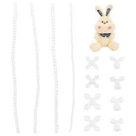 4 наборы 4 стиль полиоксиметилен (помпа) игрушка скелетный шарнир для плюшевой куклы своими руками