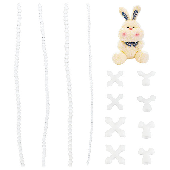 4 наборы 4 стиль полиоксиметилен (помпа) игрушка скелетный шарнир для плюшевой куклы своими руками