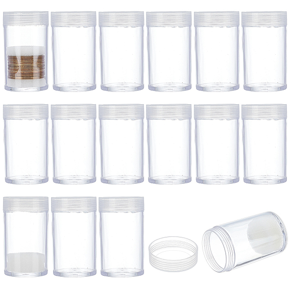 Коллекции пластиковых монет в колоннах, с губкой, бутылки для хранения монет