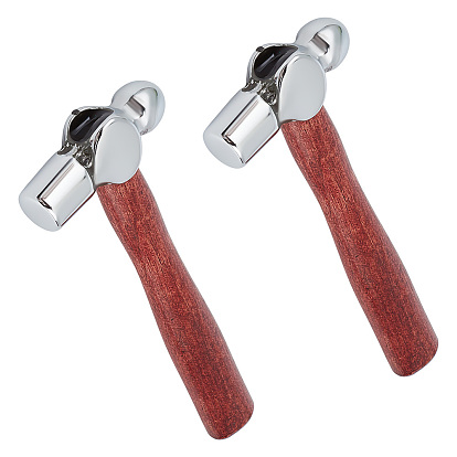 Marteau en acier à haute teneur en carbone, avec manche en bois, pour la réparation d'agrandissement de bague