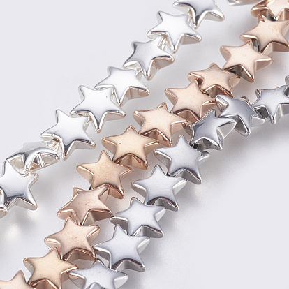 Гальваническая немагнитная синтетическая гематитовая нить, класс АА, звезда, долговечный