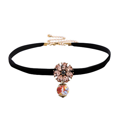 Creative Ceramic Pendant Necklace for Women - Elegant Choker Neck Chain