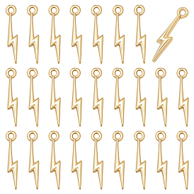 30 латунные подвески шт., удар молнии, без кадмия, без никеля и без свинца
