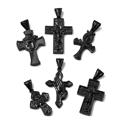 304 подвески из нержавеющей стали, ионное покрытие (ip), крестик