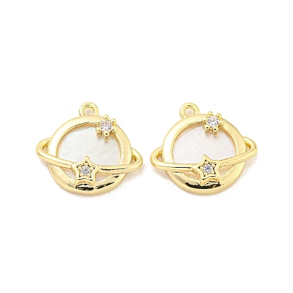 Подвески из латунных ракушек, планета со звездными чарами