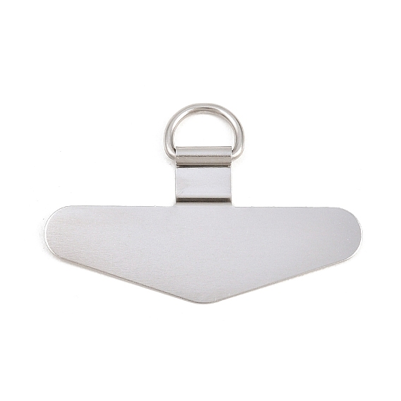 201 Нашивка на ремешок для мобильного телефона из нержавеющей стали, Запасная часть соединителя ремешка для телефона, вкладка для безопасности сотового телефона, треугольные