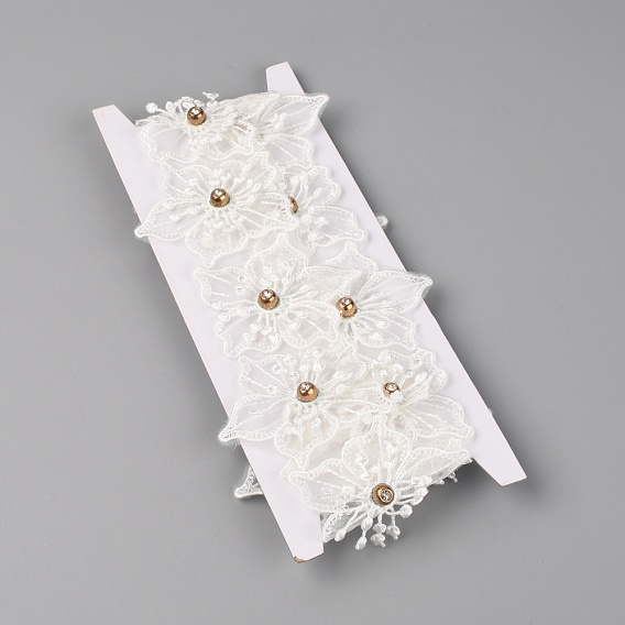 Ruban d'organza, fleur