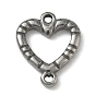 304 подвески из нержавеющей стали, сердечные ссылки, не тускнеет