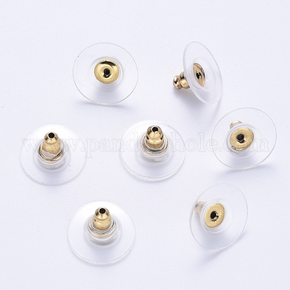 China Factory Brass Bullet Clutch Bullet Clutch Earring Backs with